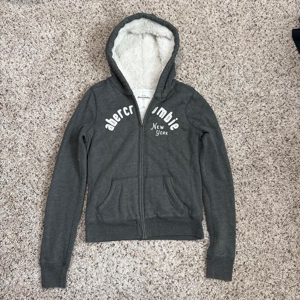 Abercrombie-fitch Women's Grey Hoodie